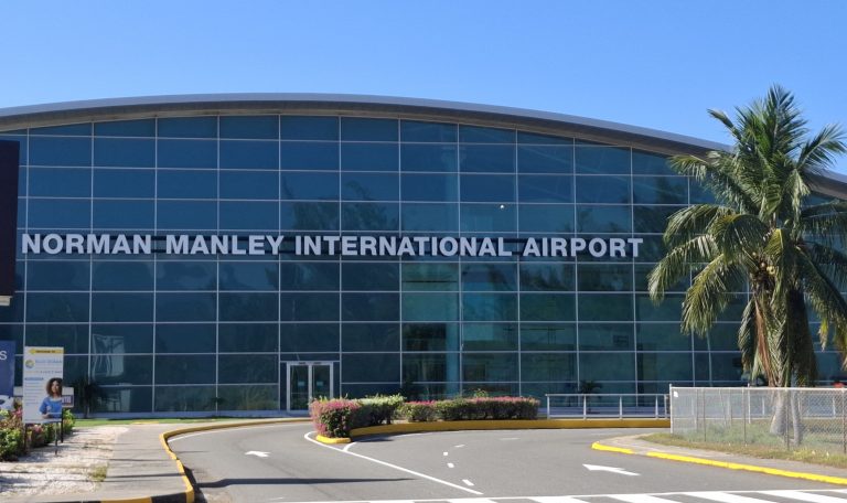 Norman Manley Airport in Kingston.