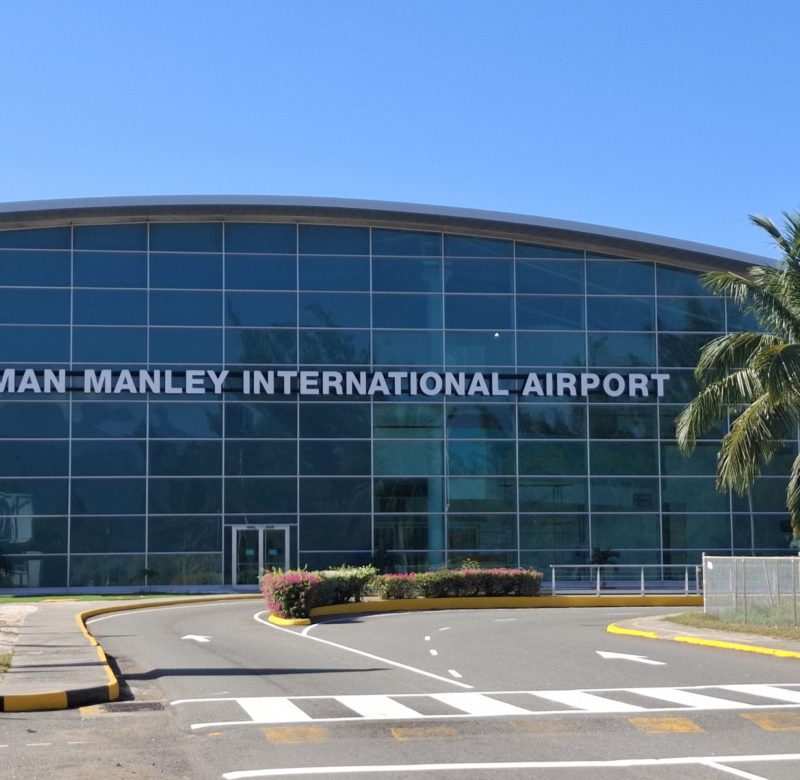 Norman Manley Airport in Kingston.