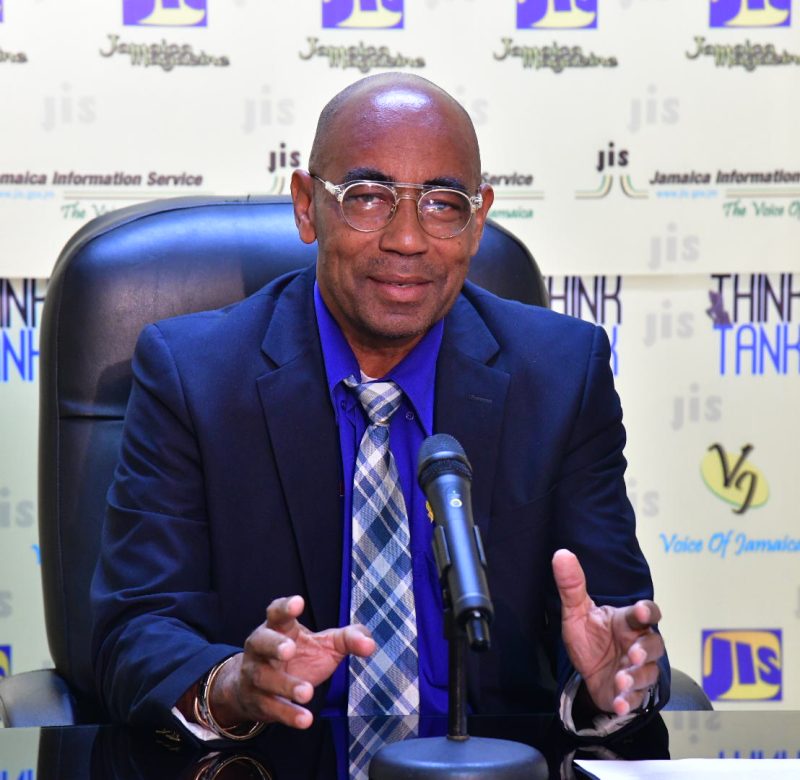 Senior Director, Inspection and Monitoring, Police Civilian Oversight Authority (PCOA), Andrew Beaumont, speaking during a recent Jamaica Information Service (JIS) ‘Think Tank’.